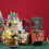 Artificial Tabletop LED Christmas Tree Decorative Silver 45 cm — mini led christmas tree, silver christmas tree 45cm 6