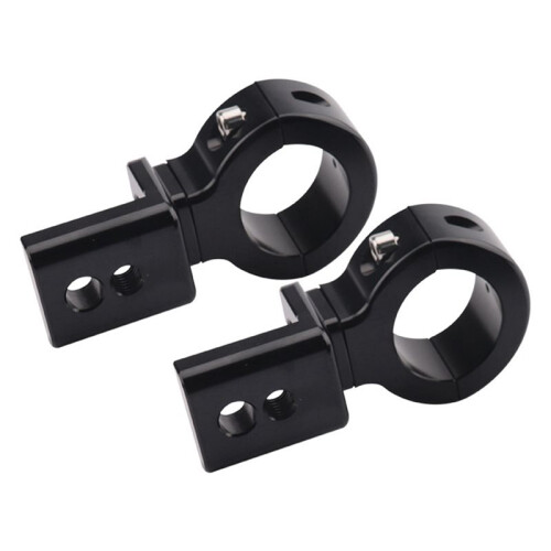 Motorcycle LED Headlight Mount Bracket Adjustable 20mm-32mm Mount Clamp LED Light Bracket Support, 4PCS Black 1