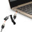 1 m USB 2.0-Stecker auf Buchse, Spiral-Adapterkabel,-Weiß 4