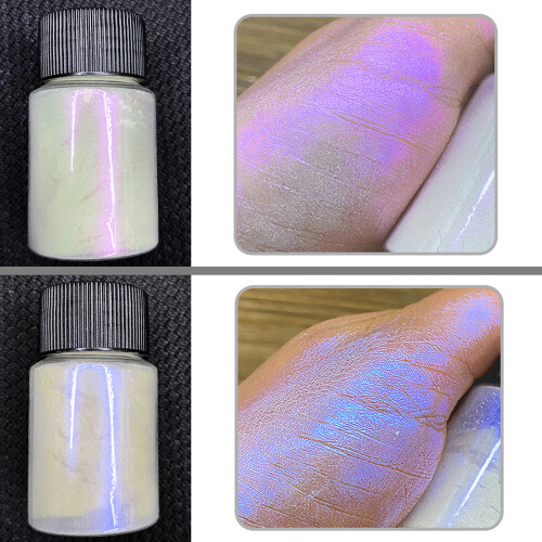 Ensemble de 6 bouteilles magiques pour résine Aurora, Mica, 1