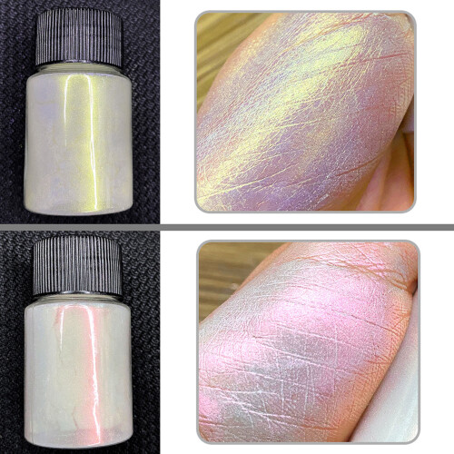 Ensemble de 6 bouteilles magiques pour résine Aurora, Mica, 2