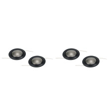 25.4mm Imported Metal Titanium Film + Silk Side Diaphragm 25 Core Tweeter Voice Coil Speaker Repair Film 8 OHM 2 Pairs