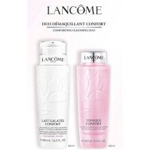 Lancome Gift Set Lait Galatée Confort 400ml Make-up Remover Milk + Tonique Confort 400ml Toner