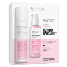 Revlon Restart Colour Gift Set Protective Micellar Shampoo 250ml + Balayage Care Cream 150ml