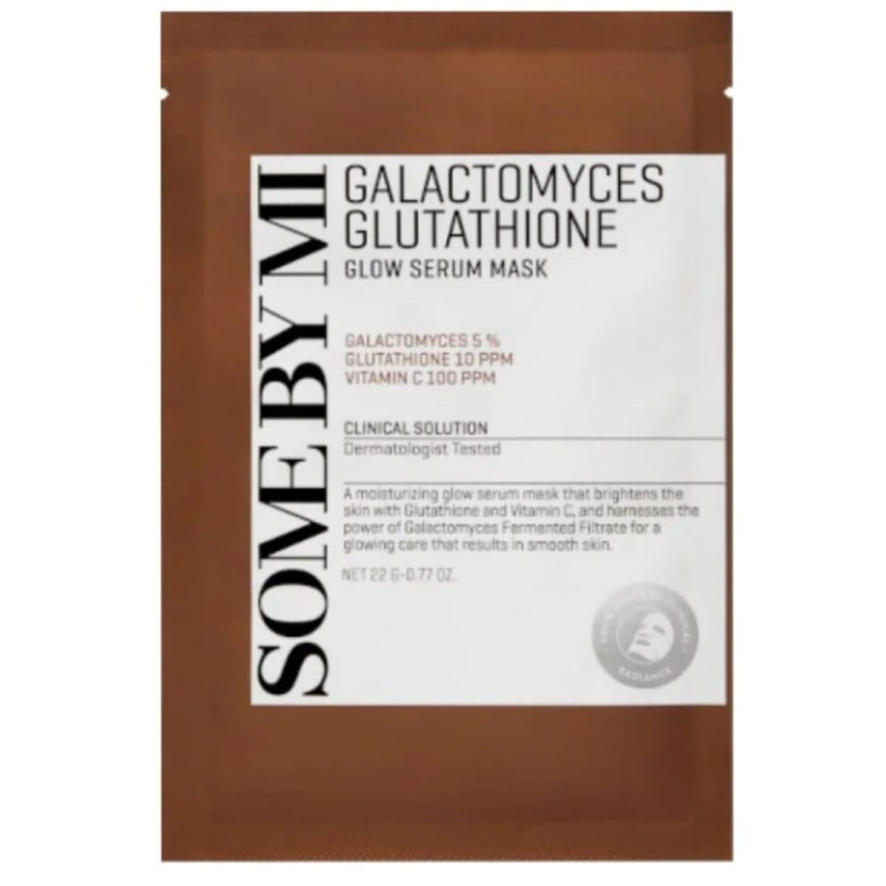 Some By Mi - Galactomyces Glutathione Glow Serum Mask 22G X 1 Sheet - Image 5