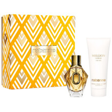 Paco Rabanne Million Gold Gift Set Eau De Parfum 50ml + Body Lotion 100ml