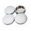 4 Teile/satz Schwarz/Silber 56mm Universal Auto Rad für-Silber 1