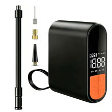 Portable Tire Inflator Air Compressor, Cordless Air Pump with LCD Display, Rechargeable Air Compressor