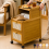 Rattan Bedside Table 2 Drawer Nightstand Storage Cabinet Bedroom Side Table 4