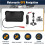 2 Set 5 Inch Motorcycle Portable GPS Navigation Screen Wireless Carplay Android Auto IP68 Waterproof Display 6