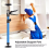 2X ADJUSTABLE DRYWALL PLASTERBOARD BUILDER CEILING EASY SUPPORT PROPS 115-290CM 4