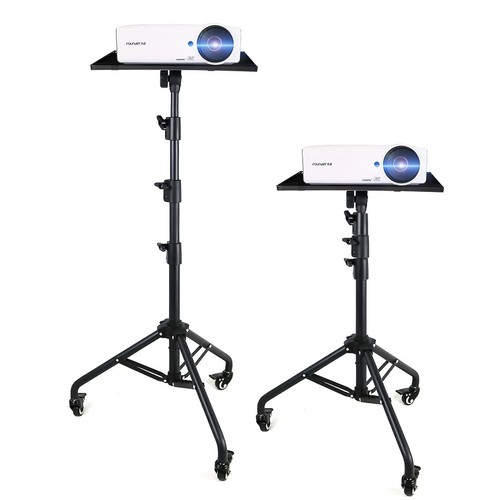 Portable Adjustable Laptop Projector Stand Table Tripod w/Wheels Height Adjust 2
