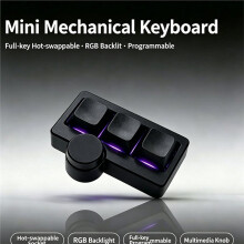 Hot-Swappable  Gaming Keyboard RGB Type-C Wired Portable Multi-Combination/Multimedia Game   White