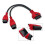3X for  Programming Cable 12+8 Connector for Autel DS808 Maxisys 906 908 PRO ELITE  12+8 Adapter 3