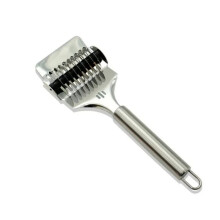 1 Pièce de Coupeur de Spaghetti Manuel en Acier Inoxydable, Fabricant de Pâtes, Broyeur de Gingembre et D'Ail, Gadgets de Cuisine