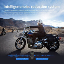 Y4PRO 5.2 Motorcycle Intercom Helmet Headset for 1000M Range, Waterproof, Music Sharing, Motorbike Interphone
