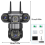 16 MP 4G SIM Solar Security IP Camera Outdoor 4 Lens PTZ CCTV Motion Detection 2