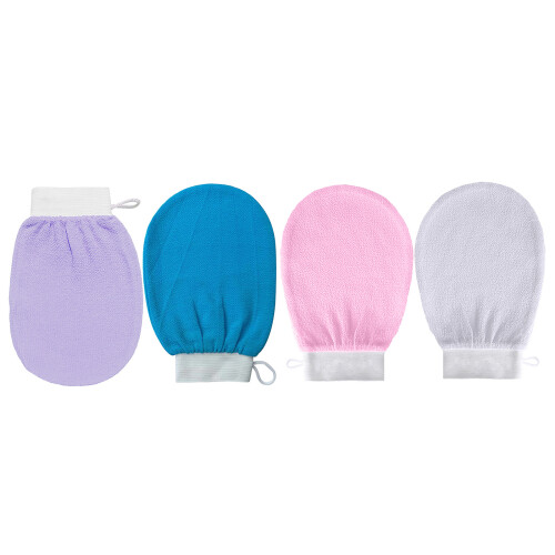 Exfoliating Glove, Moroccan Kessa Scrub Exfoliating-Pink 1