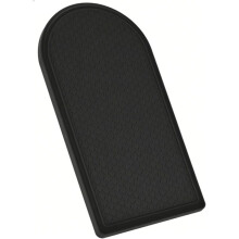 Tapis à Café en Silicone 40x20cm, Tapis de Bar, Protection de Comptoir Étanche pour Support de Séchage de Machine à Espresso Noir