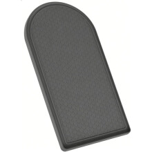Tapis à Café en Silicone 40x20cm, Tapis de Protection de Comptoir Étanche pour le Support de Séchage de Machine à Espresso Gris
