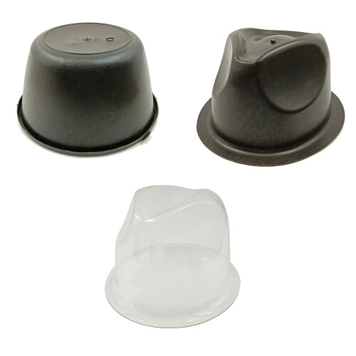 Support de chapeau en-Support de chapeau en forme de dôme noir 1