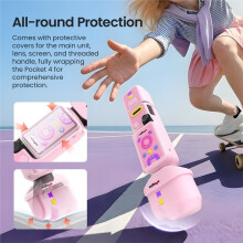 AMAGISN Cute Silicone Case for Osmo Pocket 4 Full Protection Design Protective Case for Pocket4 Accessories