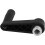 8mm x 8mm Square Hole Plastic Crank Revolving Handle Machine Tool Black 3