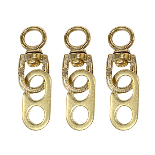 Marine Brass Flag Mounts Pack van 3 Quick Release-ontwerp voor