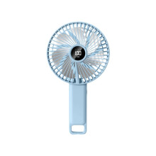 Portable Folding Handheld Fan 5-Speed Adjustable Wind Rechargeable Desktop Fan for Home Outdoor Travel C