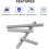 M10 x 180mm Metric Right Hand Thread Fully Threaded Rod Stud Fastener 5PCS 3