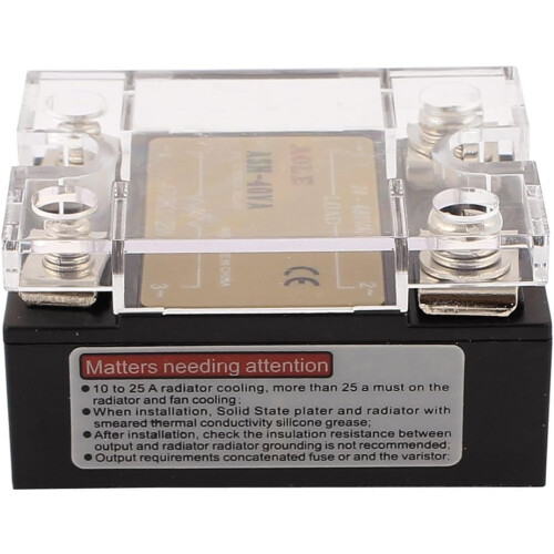 ASH-40VA 470Kohm 2W to 24-480VAC 40A Single Phase Solid State Relay Resistance Voltage Regulator 2