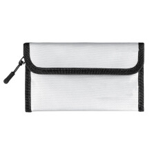 Sac de protection à isolation thermique, étui ignifuge-argent