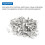 100 Pcs 4.8 Width Back Insulated Terminals Electrical Wire Crimp Connector 3