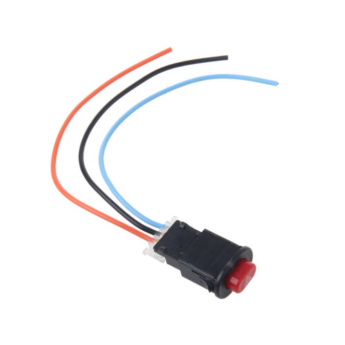 Motorcycle Switch Hazard Light Switch Button Double Flash-Black 1