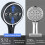 Handheld Shower  with Hose, 6 Spray Settings, High Pressure, Rain, Pulse, Boost, Spray, Mix, Modes 4