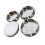 4 Teile/satz Schwarz/Silber 56mm Universal Auto Rad für-Silber 9