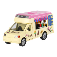 Voiture de crème glacée pour enfant,-Chariot de glace rose
