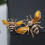 Épingles à insectes chics, pull Cardigan abeille,-Multicolore 2