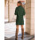 Damen Rollkragenpullover Langarm Pullover Bequem Warm Grün S — damen strick tunika, grüner oversized pulli 5