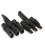 4X Photovoltaic Connector T-Type Four-Way One-Point Four-Way Conversion Connector Solar Panel Assembly Parallel Plug 6