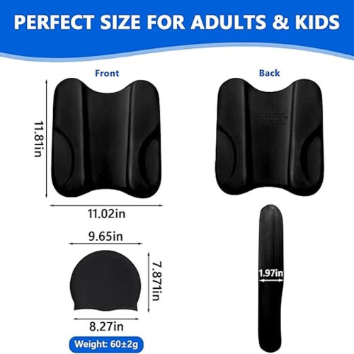 Adult 2-in-1 Floating Swim Training Tool, Kickboard Pull Buoy for Learners & Pros 1