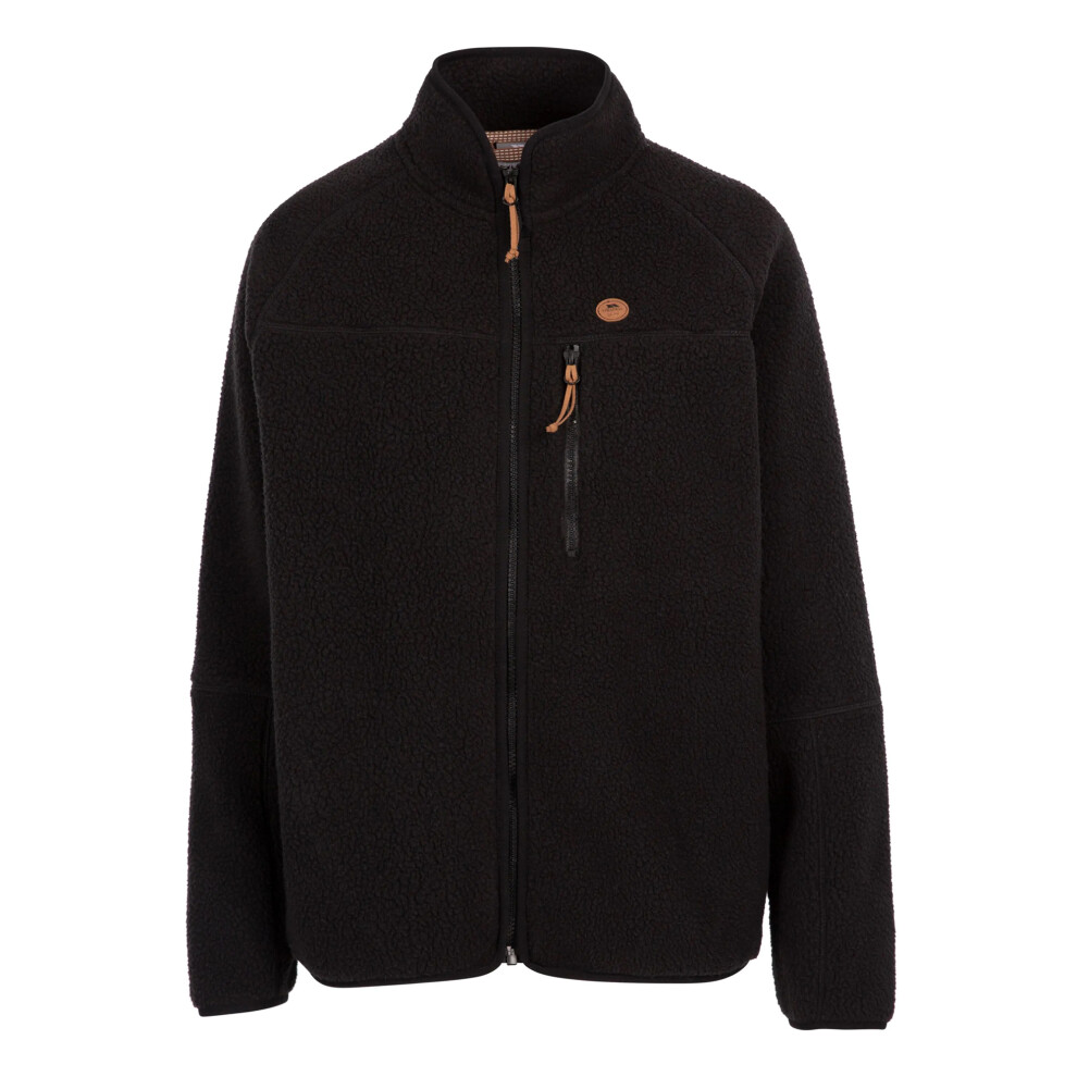 Trespass (M, Black) Womens/Ladies Quake Leather Trim Fleece Jacket