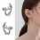 Chic Capybara Earrings Accesssory Fashionable Ear-Silver Plated 2