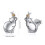 Chic Capybara Earrings Accesssory Fashionable Ear-Silver Plated 3