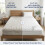 (Small Double, 2 Bed Pack) Quilted Mattress Protector 40cm Extra Deep | Soft Microfiber Polyester Filled Comfort Bed Protector 6