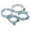 2Pcs Electrolytic Snap in Capacitor iron Clamps Holders-90MM 9