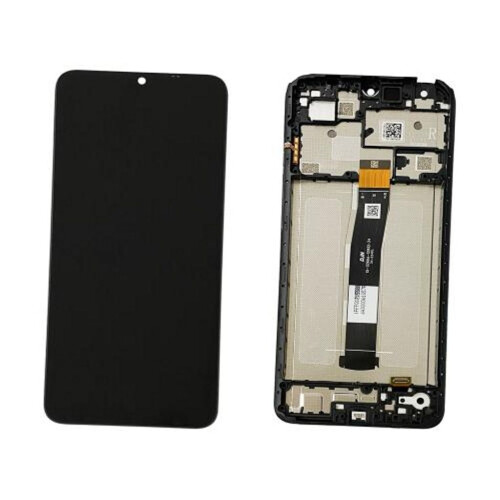 Pantalla LCD con marco para Xiaomi Redmi 12C - Negra