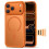 Tech-Protect Magpeak Magsafe CC -kotelo iPhone 17 Pro Maxille - oranssi 1