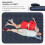 Matelas gonflable double avec pompe manuelle, lit gonflable souple 6