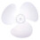 Universele ventilatorbladen vervanging 12 inch witte badkamer 4